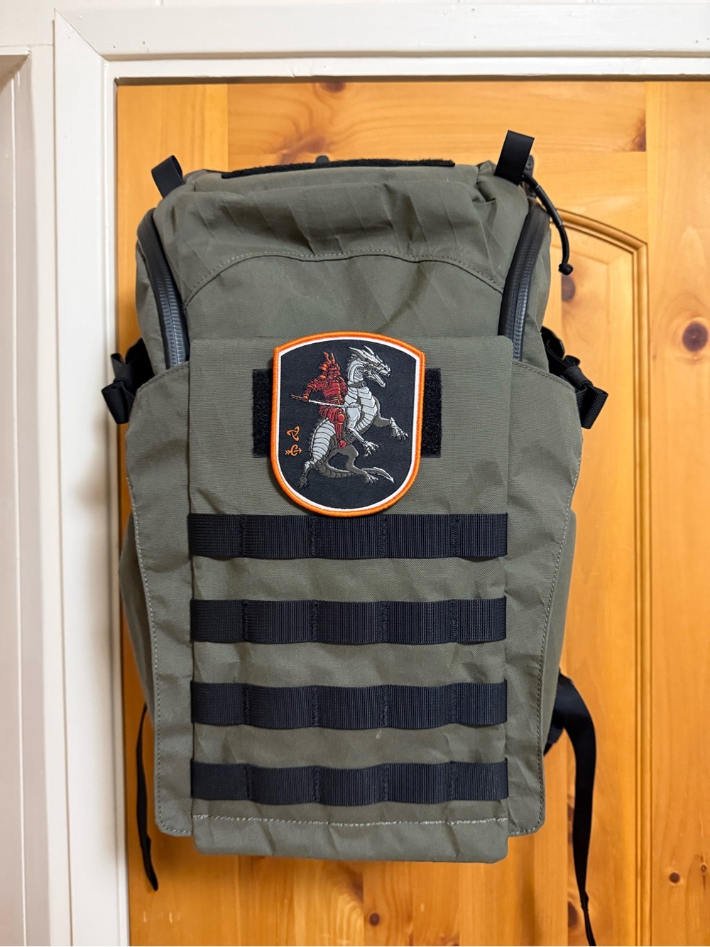 Mystery Ranch Dragon 2.0 Green MOLLE Backpack with waist belt. IYKYK…